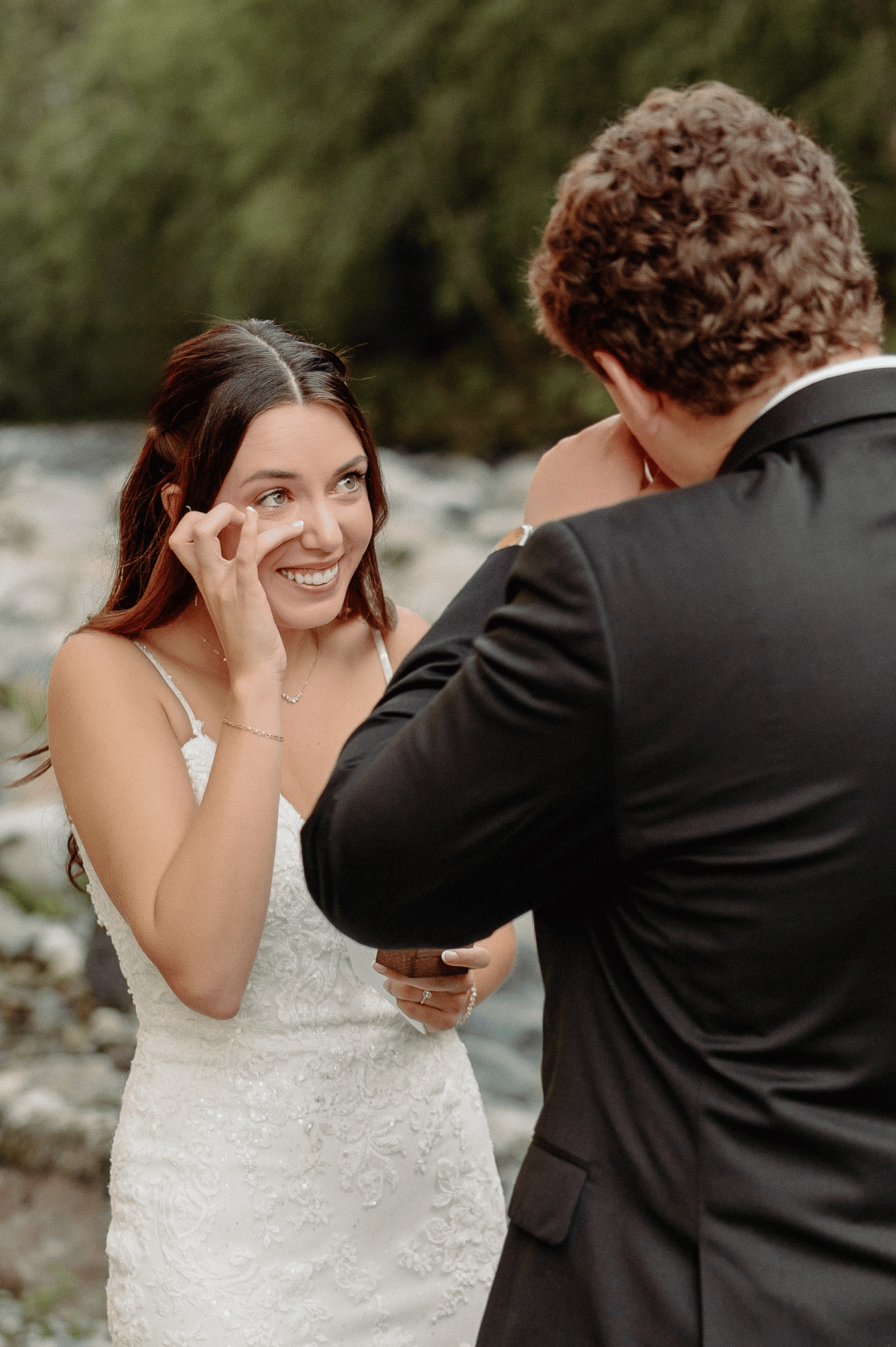 Alexandria Lane Photography Crying Bride